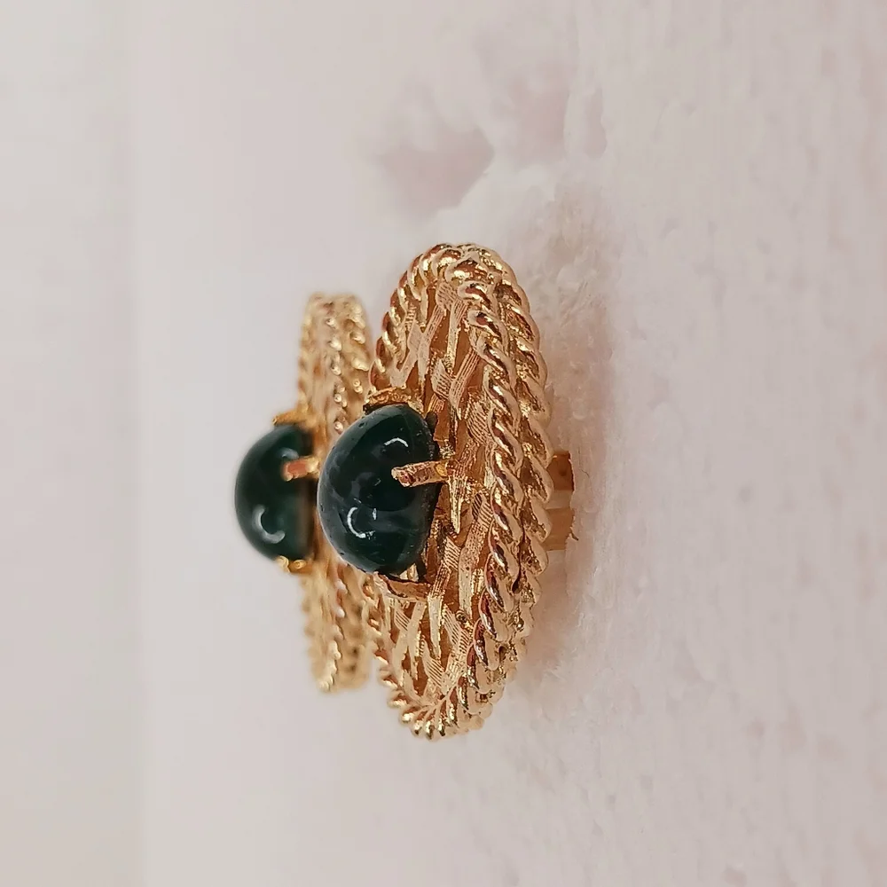 Men's Cufflinks, Jadeite-Omphacite